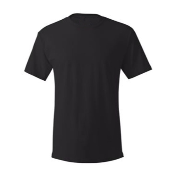 black plain blank t shirt front